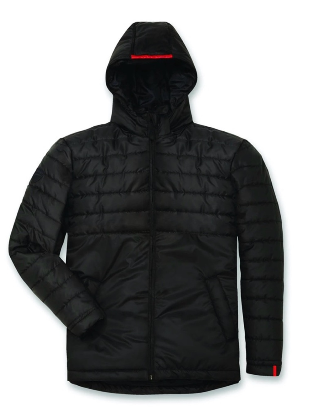 Ducati Men's Black Metro Down Jacket with Hood